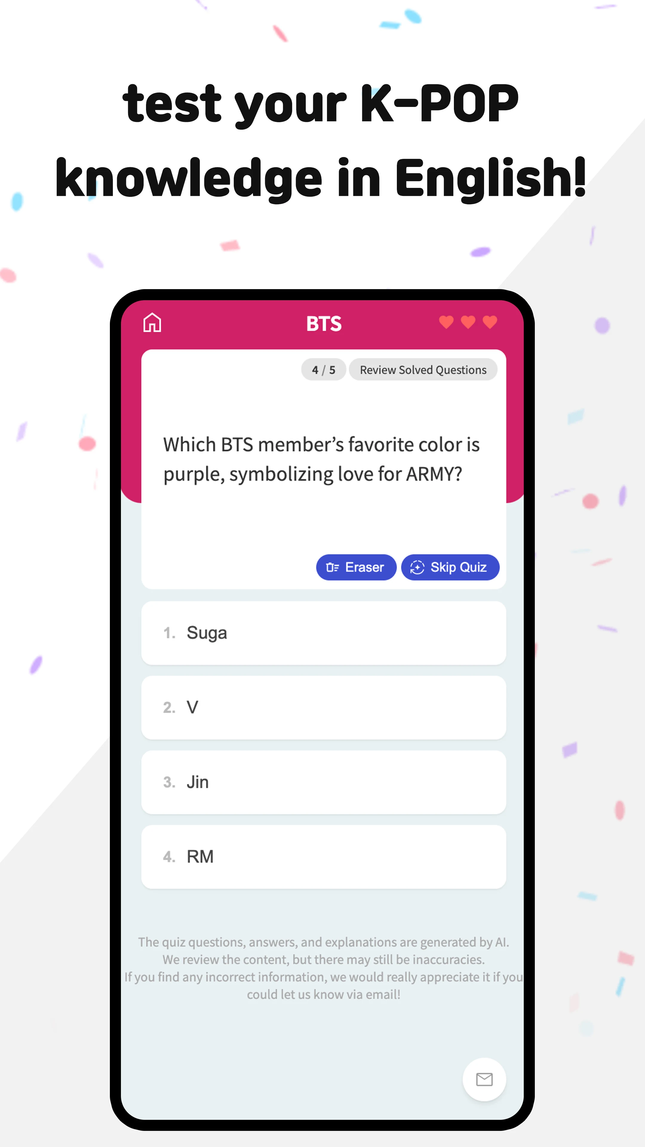 QQuiz K-POP screenshot
