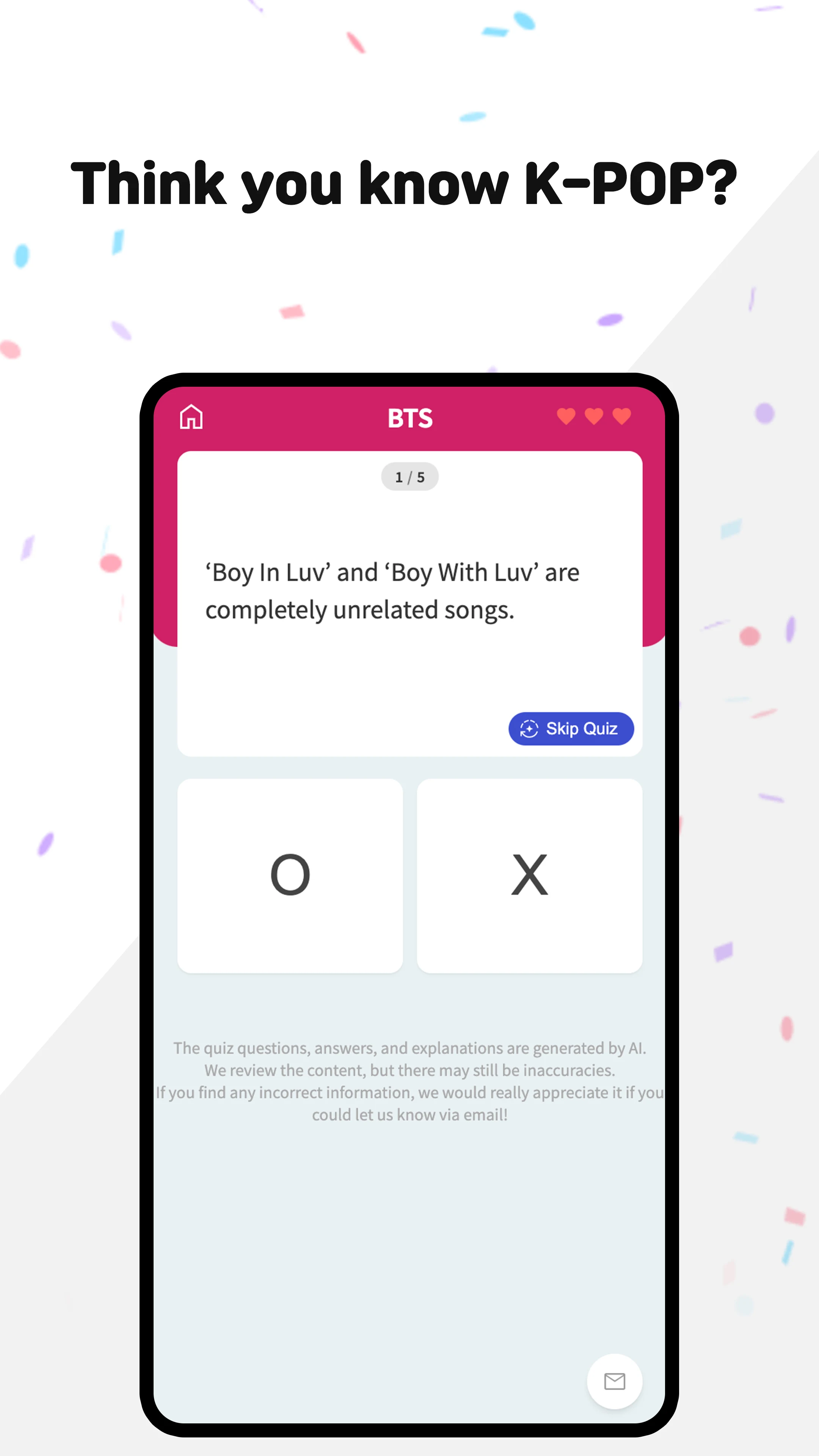 QQuiz K-POP screenshot