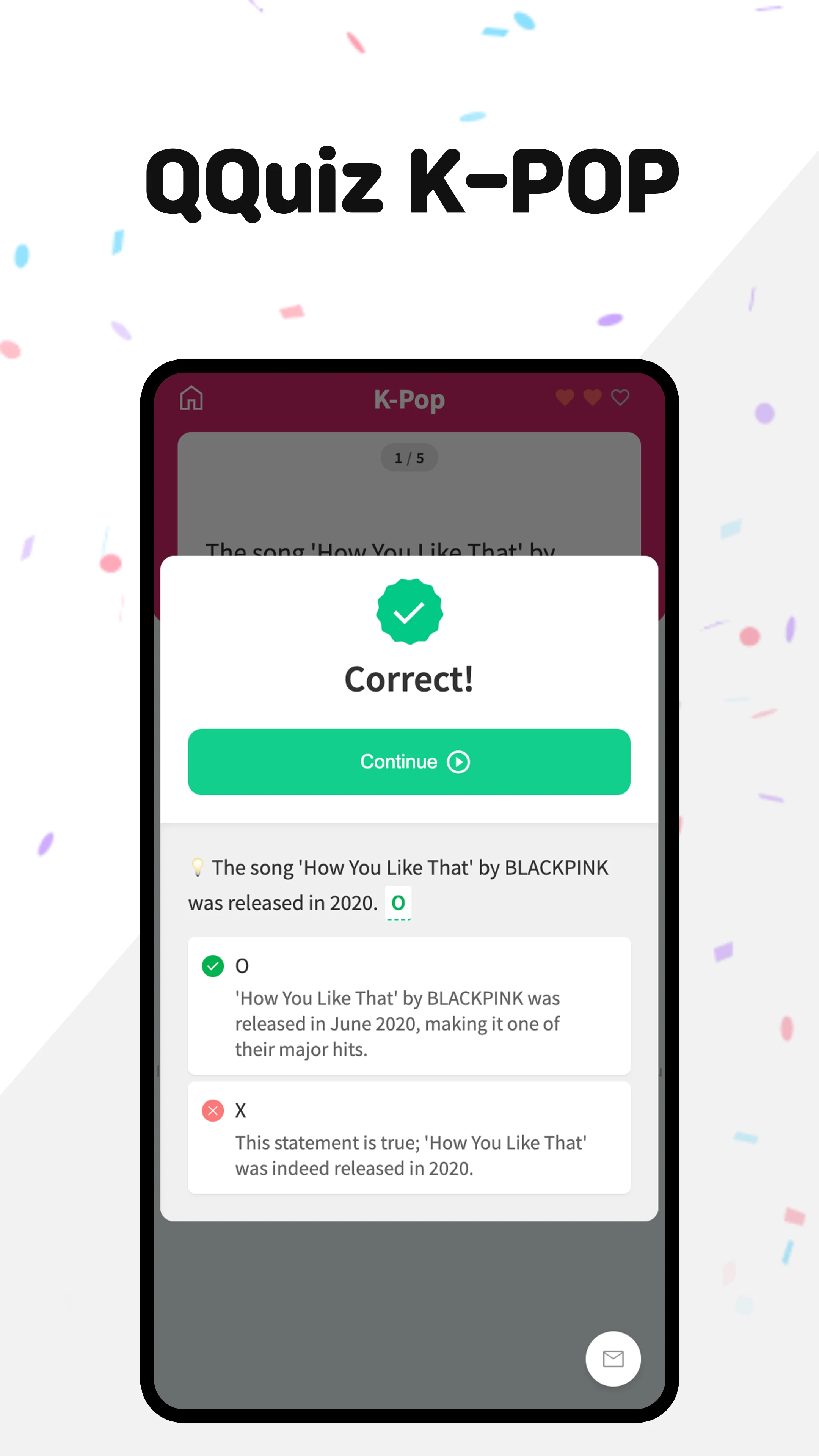 QQuiz K-POP screenshot