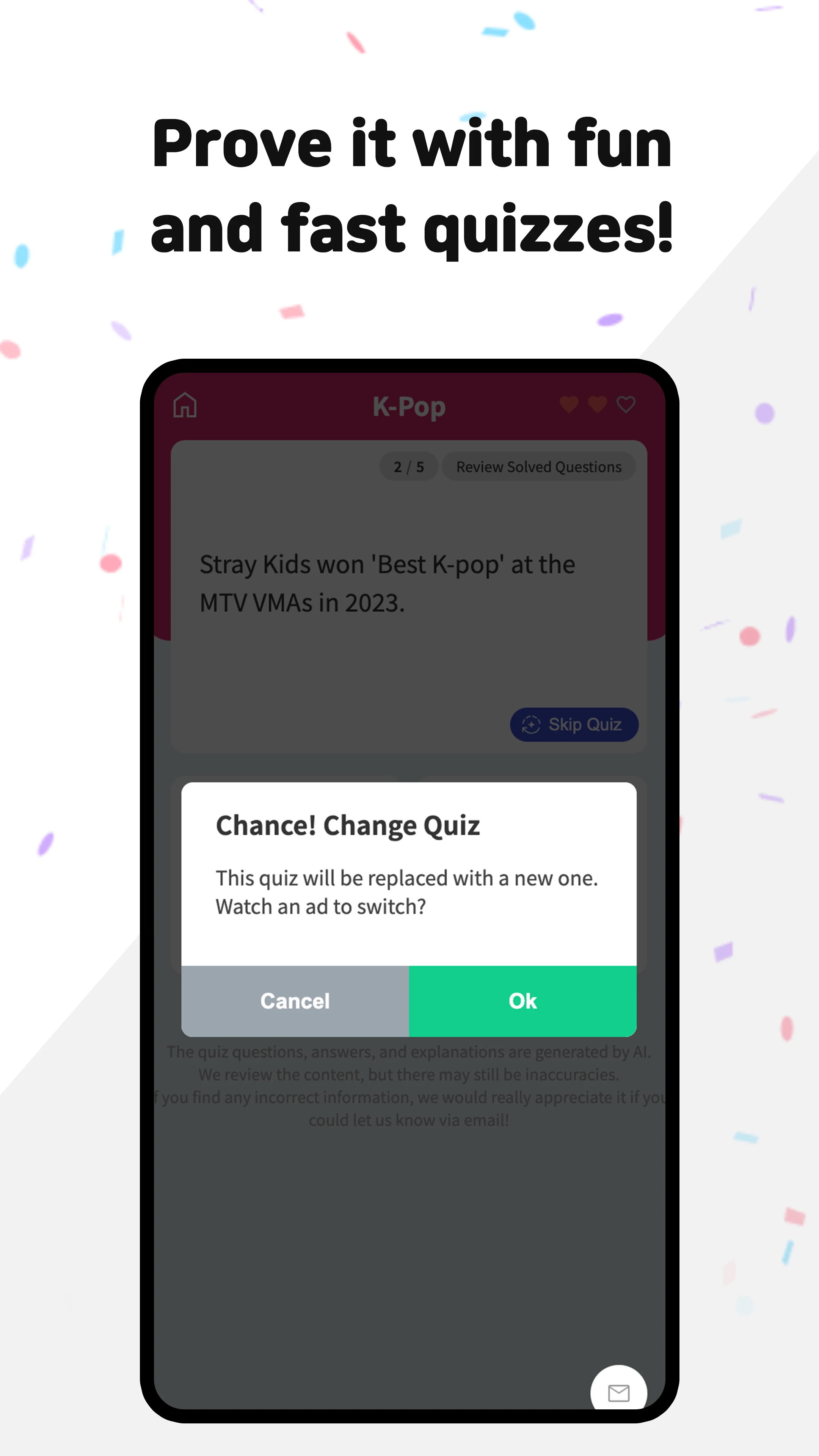 QQuiz K-POP screenshot