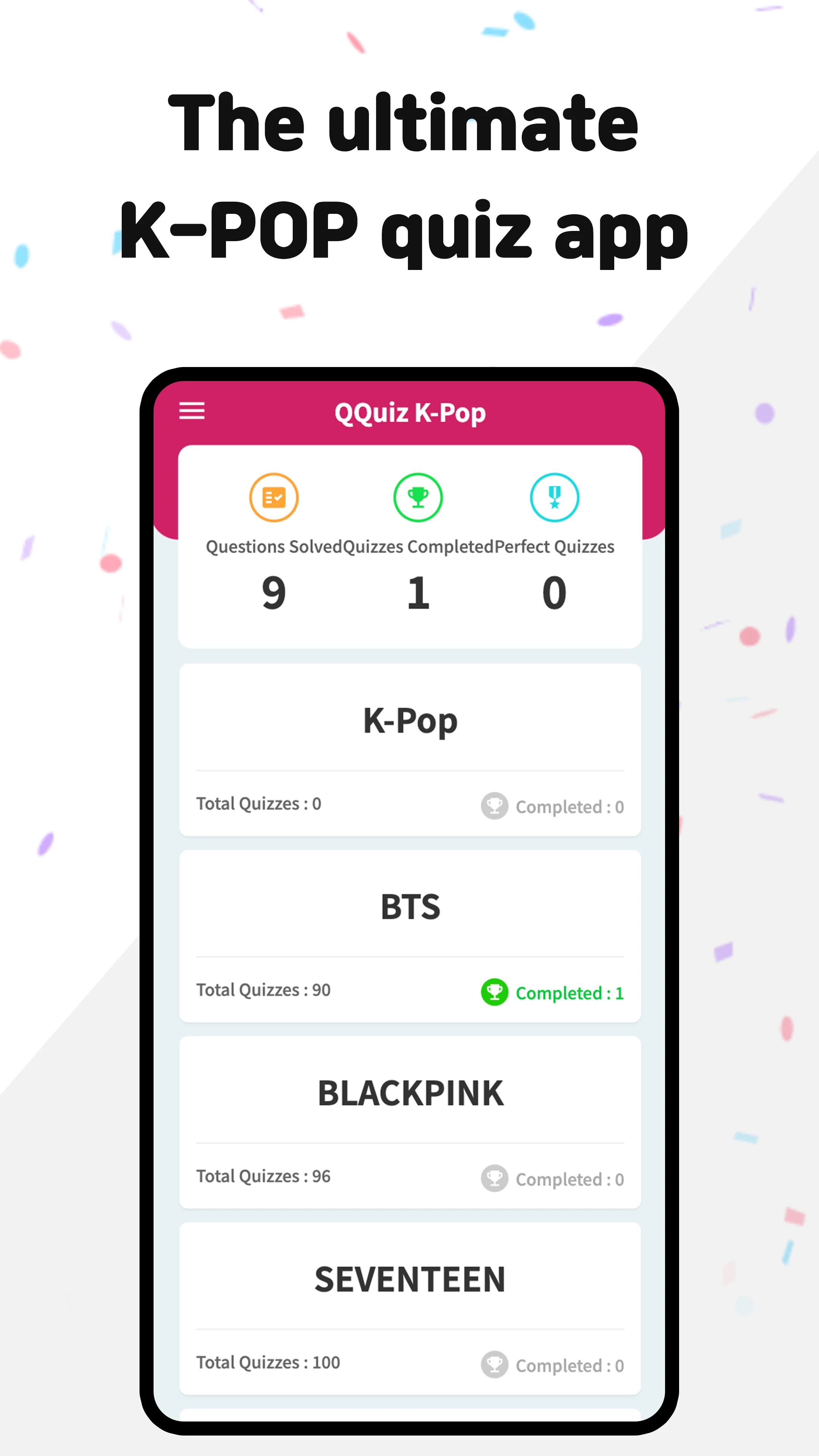 QQuiz K-POP screenshot